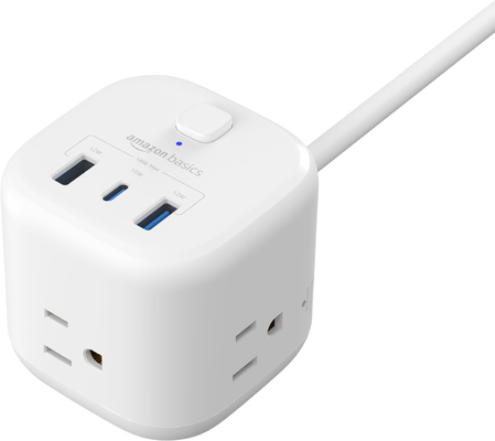 Giá tốt. Ba cổng USB Dây điện với USB C 5V3A 15W Max, USB A1/A2 5V2.4A 12W Max trực tuyến