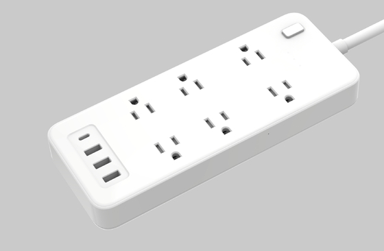 Giá tốt. 32W Smart Power Strip với nhiều cổng USB Công cụ văn phòng gia đình thiết yếu của bạn trực tuyến
