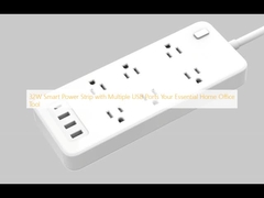 32W Smart Power Strip với nhiều cổng USB Công cụ văn phòng gia đình thiết yếu của bạn