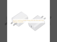 Nguồn điện chuyển đổi AC-DC 24w 36v 45w với bảo vệ điện áp quá cao